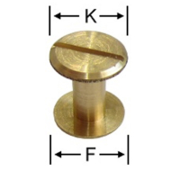 Boekschroef  8-9 mm per 10 stuks