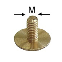 Boekschroef  8-9 mm per 10 stuks