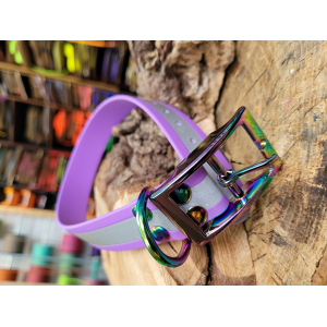 Reflectie Biothane amethyst