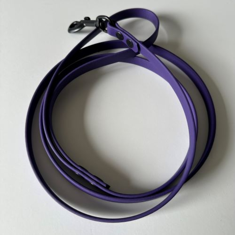 Biothane lijn 12mm paars 1.50mtr