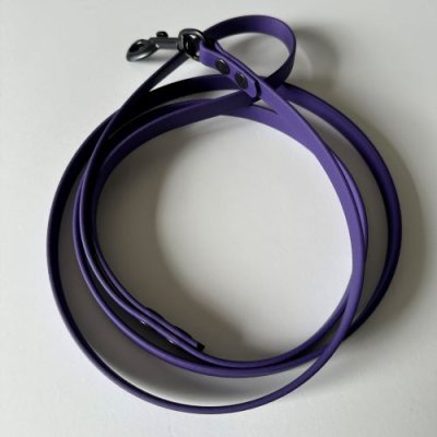 Biothane lijn 12mm paars 1.50mtr