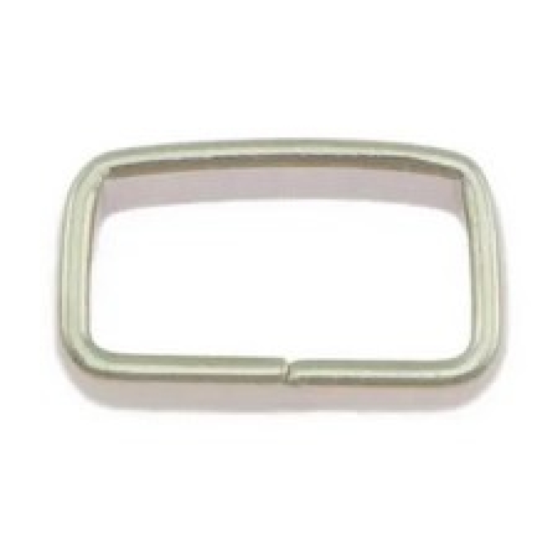 Loops 17/9 mm per 10 st. plat iets afgerond