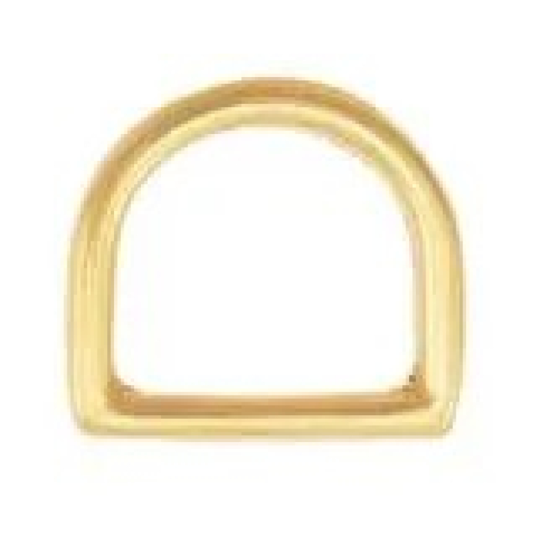 D-ring 20 mm messing