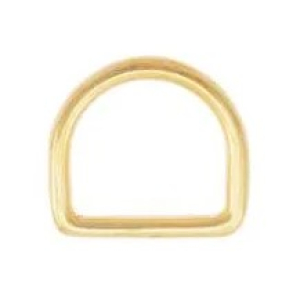 D-ring 25 mm messing
