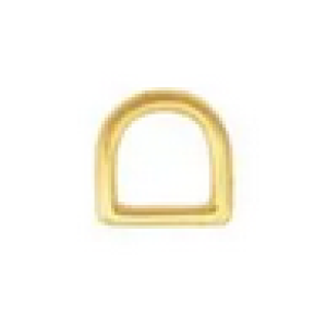  D-ring  13 mm messing