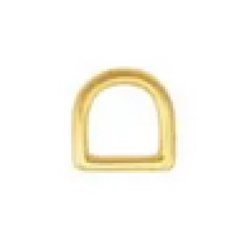  D-ring  13 mm messing