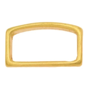 Loops 25 mm messing plat