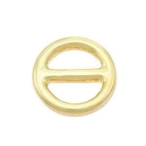 Stop/steg ring 15 mm messing rond