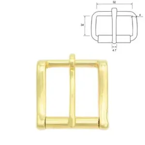 Rolgesp 30 mm messing heavy duty