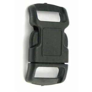 13 mm PVC klikgesp zwart curved