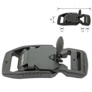 Fidlock  sluiting 20 mm 