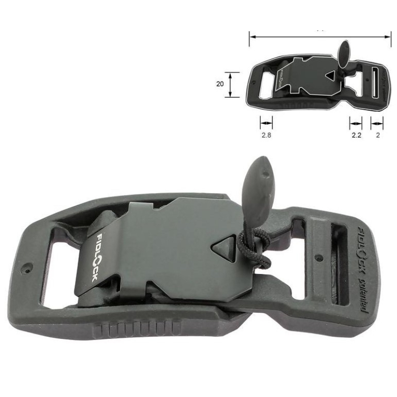 Fidlock  sluiting 20 mm 