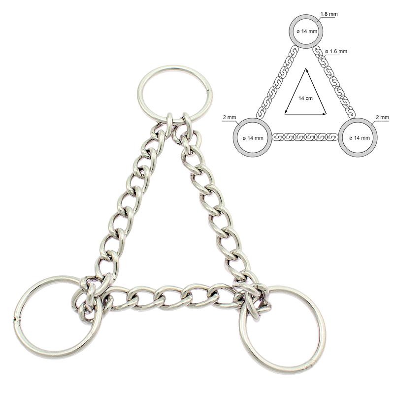 Half check S chrome plated