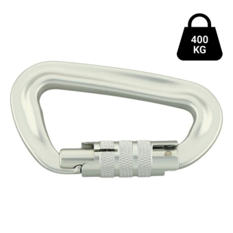 Karabijnhaak Aluminium met twistlock