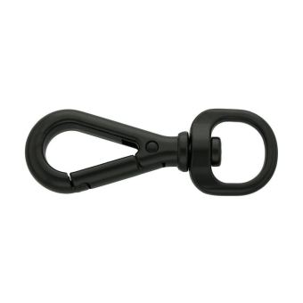 13mm karabijnhaak zwart