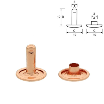 10/10 rose gold - 50 st.