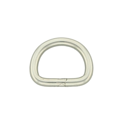 D-ring 25mm RVS 5mm dik D-ring 25mm RVS 5mm dik