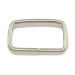 Loop plat 20 mm 4mm breed per 10 st.