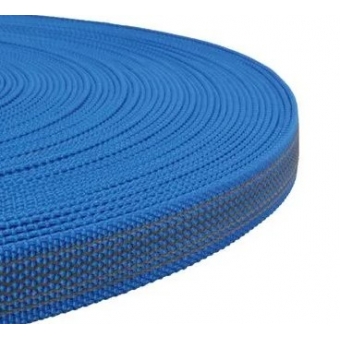 PPM band met rubber profiel 20 mm blauw