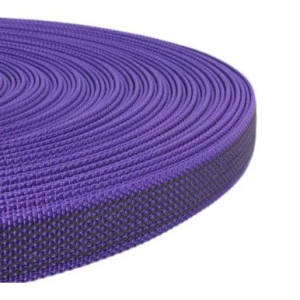PP band met rubber profiel 20 mm paars