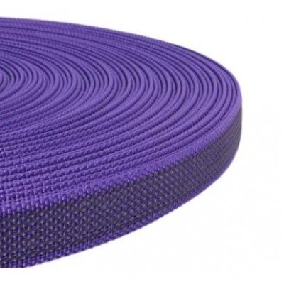 PP band met rubber profiel 15 mm paars