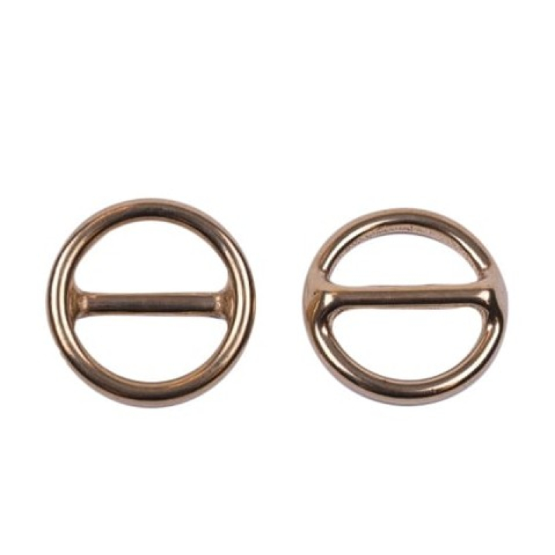 stop/stegring rond rose gold 16 mm