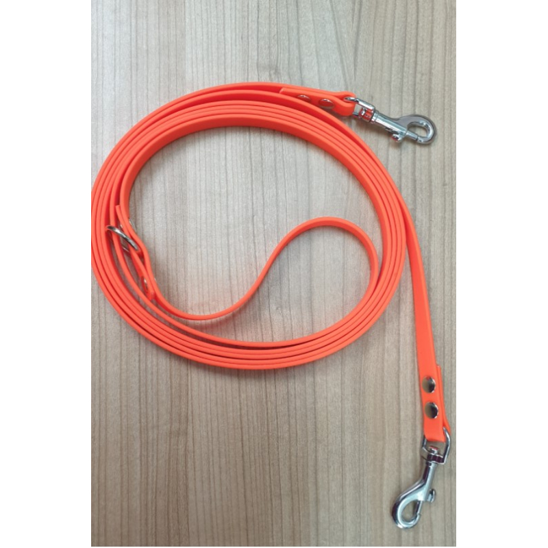 Biothane veiligheidslijn - dubbel aanlijnen - 09 mm