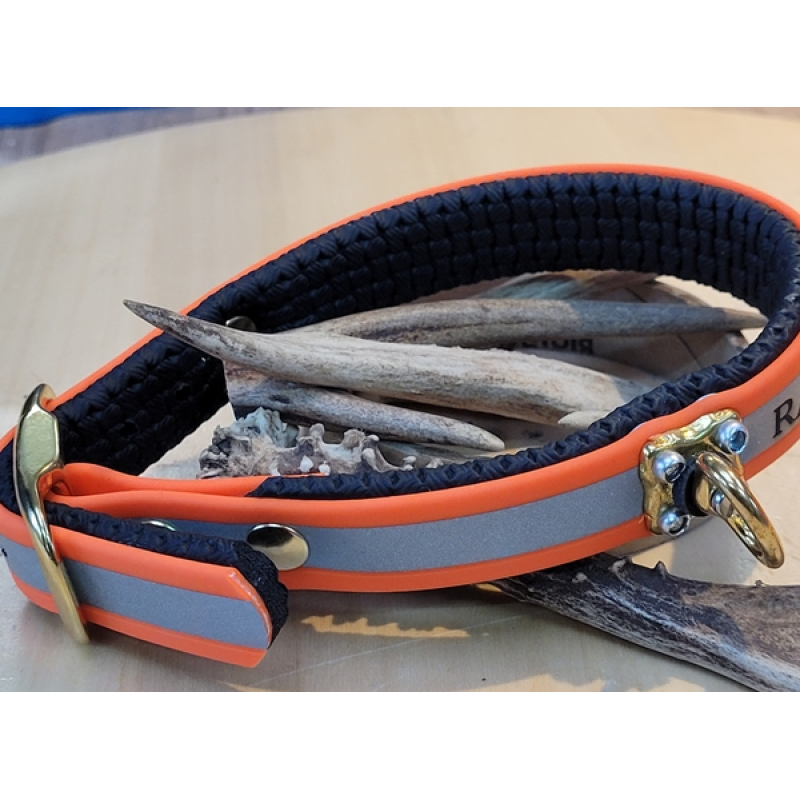 Halsband   biothane beta  reflectie VOOR ZWEETWERK