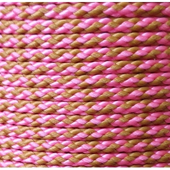 PPM touw 3 mm roze/camel