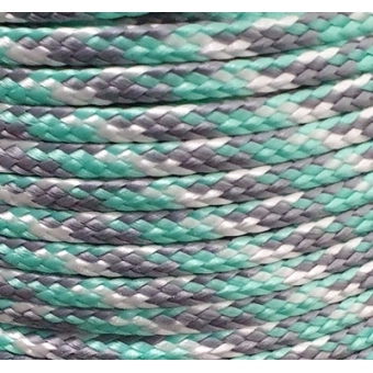 PPM touw  ongevuld 3,5 mm licht zeegroen/grijs/wit