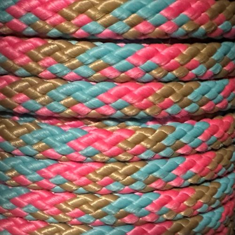 PPM touw 12 mm beige/roze/turquoise
