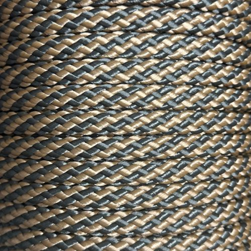 PPM touw 12 mm bruin/antracyt