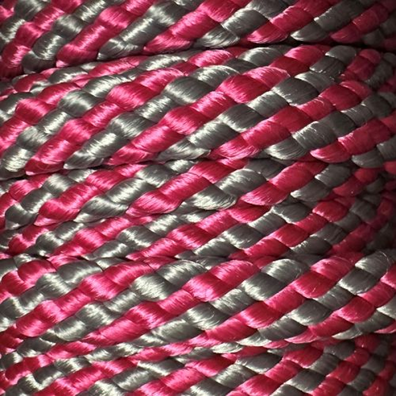 PPM touw 12 mm oud roze/grijs