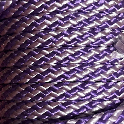PPM touw 12 mm paars/lila streep