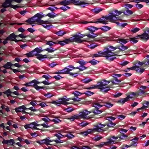 PPM touw 12 paars/babyroze/oud roze/wit