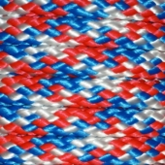 PPM touw 8 mm rood/wit/blauw