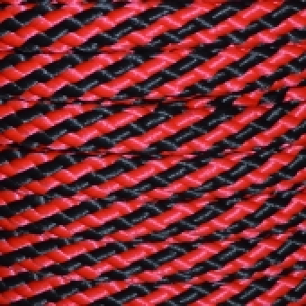 PPM touw 12 mm rood/zwart