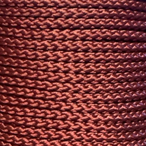 PPM touw 3 mm donkerroodbruin