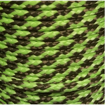 PPM touw 6 mm ongevuld lime/olijfgroen