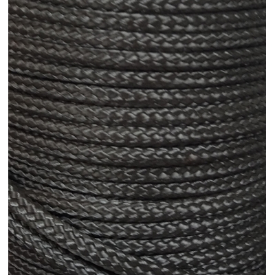PPM touw 6 mm ongevuld zwart