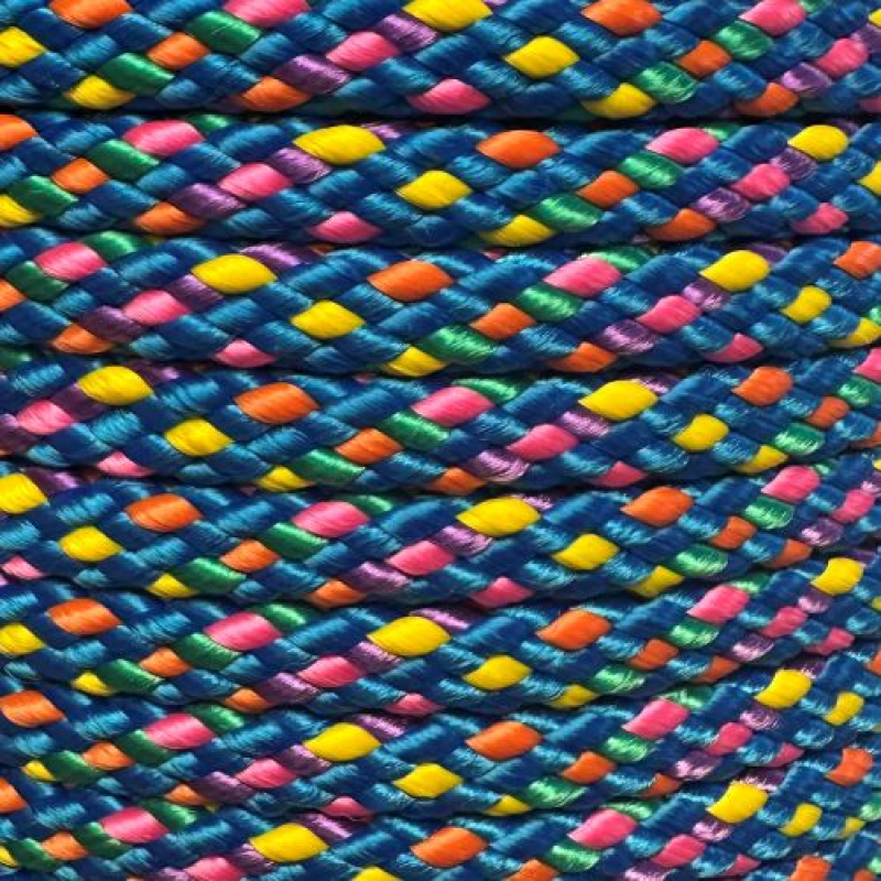 PPM touw 8 mm blauw multi