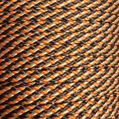 PPM touw 8 mm bruin/beige/oranje