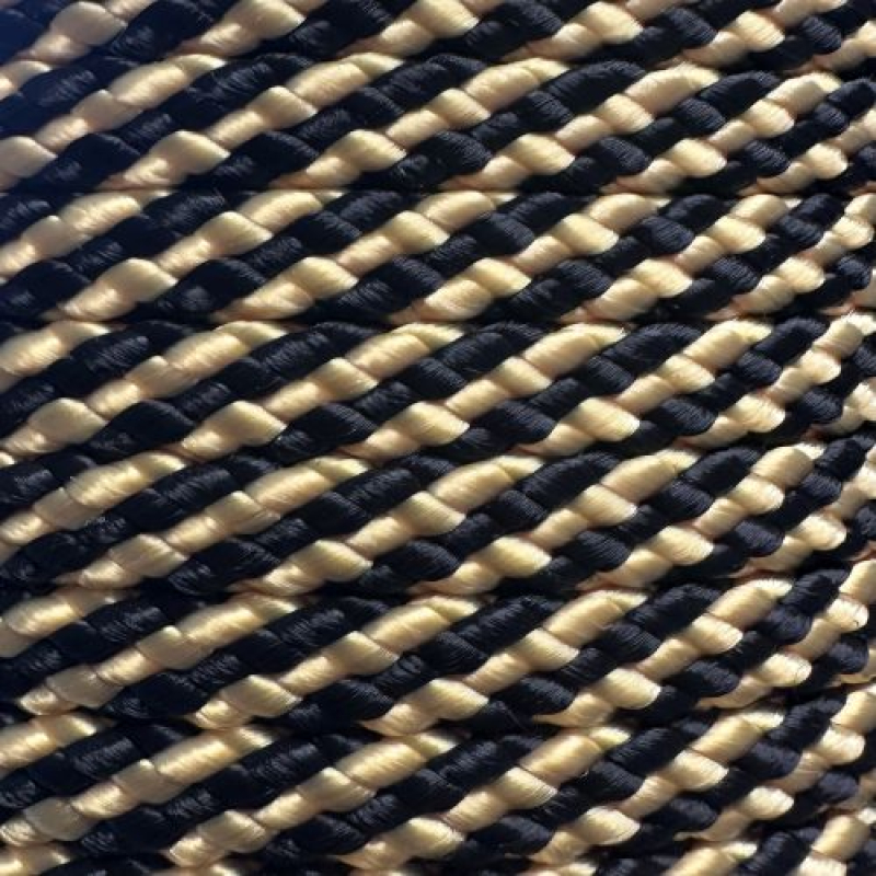 PPM touw 8 mm goud/zwart