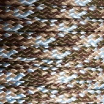 PPM touw 8 mm olijfgroen/bruin/babyblauw/beige