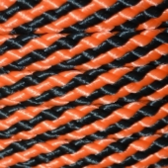 PPM touw 8 mm oranje/zwart 
