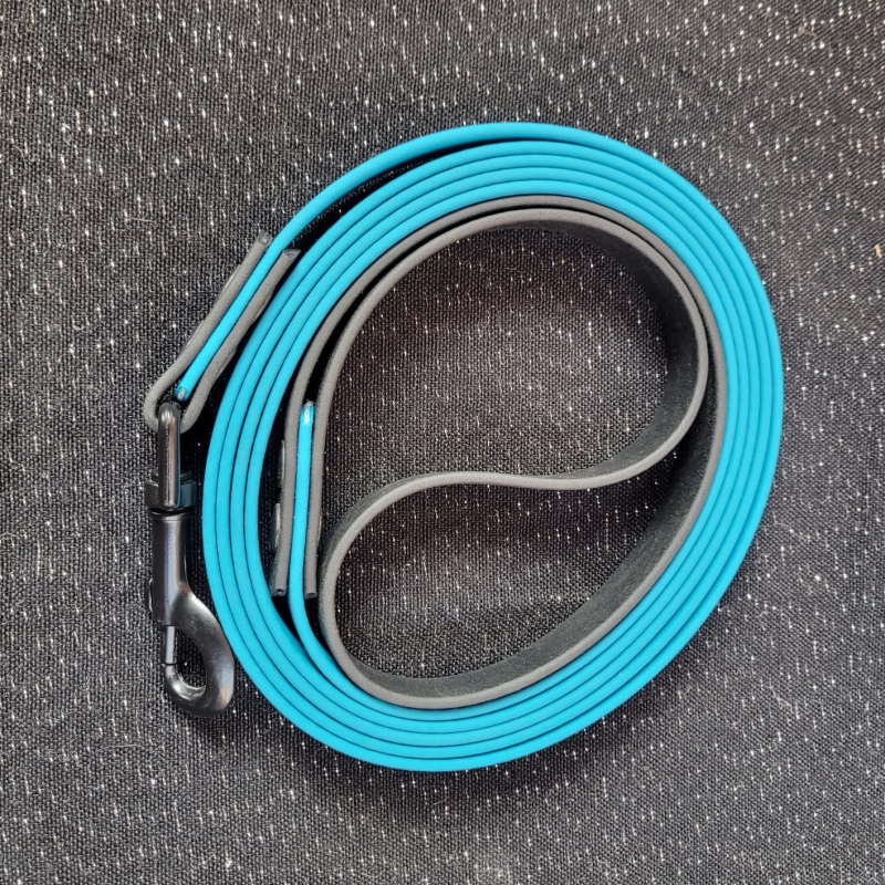 Biothane lijn16mm 2kleur 2mtr 