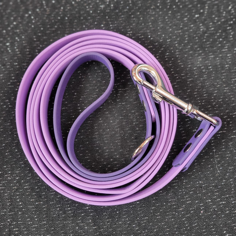 Biothane lijn16mm 2kleur 2mtr 