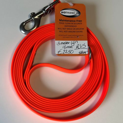 Sale: 3mtr lijn 16mm breed RVS